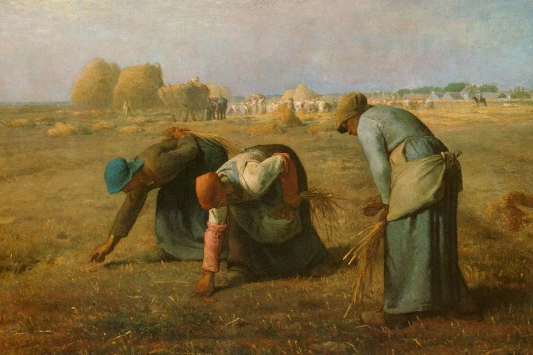 *Des Glaneuses*, Jean‑François Millet (1857). Illustration historique de la relation sociale à l’alimentation.